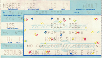 1990-08-19 - Billy Joel @ Giants Stadium