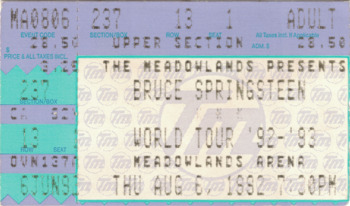 1992-08-06 - Bruce Springsteen @ Meadowlands